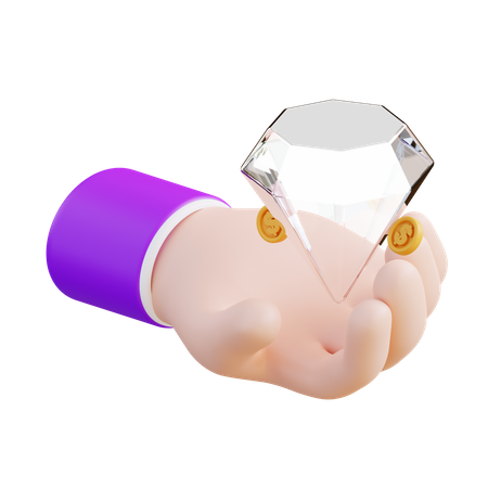 Diamond  3D Icon