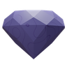 black diamond 3d illustration