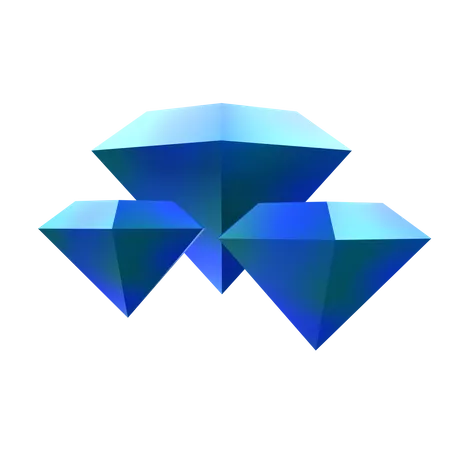 3 D Render Game Diamond Illustration 3D Icon