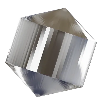 Diamond Abstract Shape  3D Icon