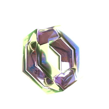 Diamond Abstract Shape  3D Icon