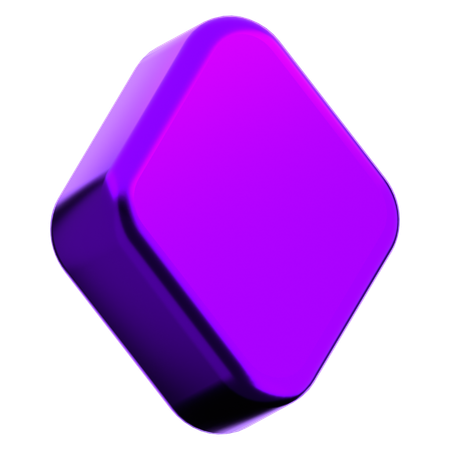 Diamond Abstract Shape  3D Icon