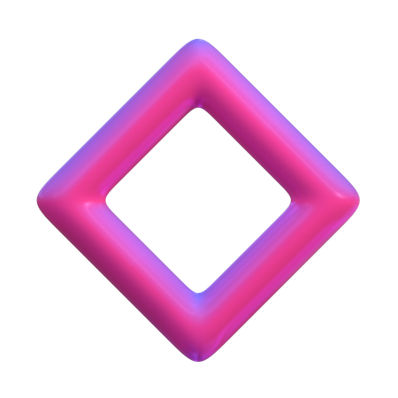 Diamond Abstract Shape  3D Icon