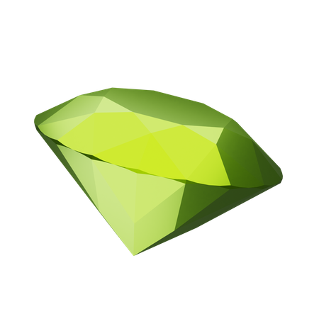 Diamond Abstract Shape  3D Illustration