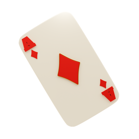 Diamond Acce Card  3D Icon