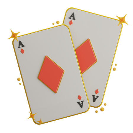 Diamond Ace Card  3D Icon