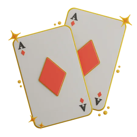 Diamond Ace Card  3D Icon