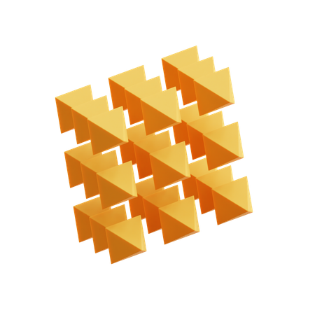 Diamond Array  3D Icon