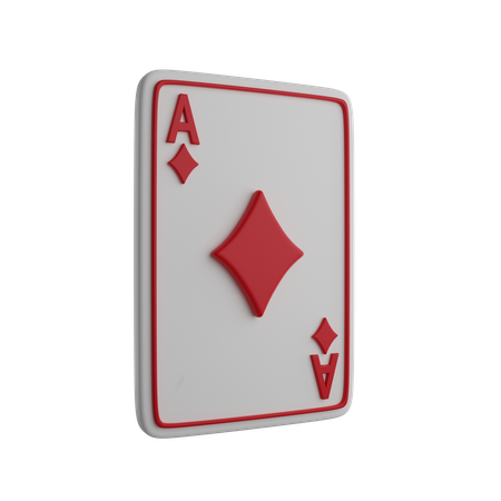 Diamond card  3D Icon
