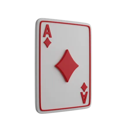 Diamond card  3D Icon