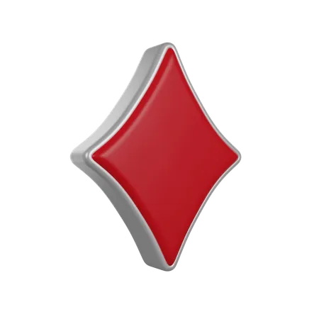 Diamond card  3D Icon