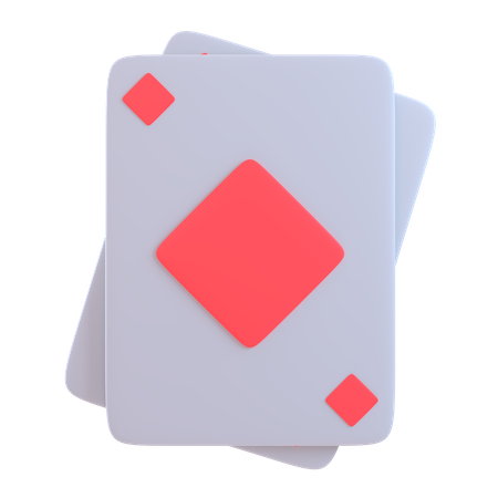 Diamond Card  3D Icon