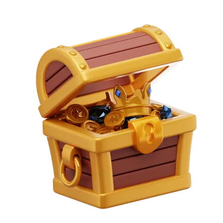 Diamond chest  3D Icon