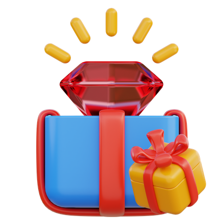 Diamond Gift  3D Icon