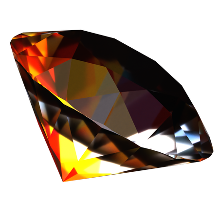 Diamond Glass Abstract Shape  3D Icon