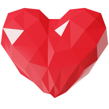 Diamond Love 3 D Icon 3D Icon