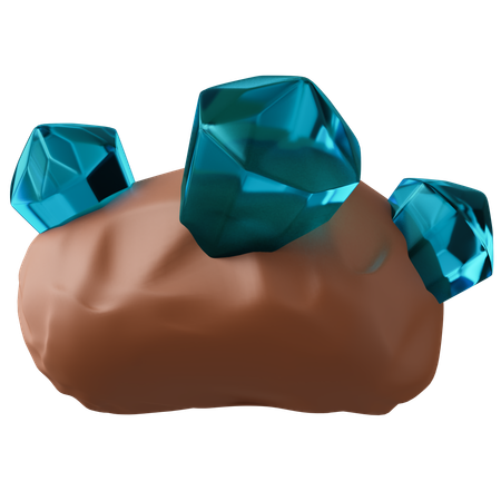 다이아몬드 채굴  3D Icon