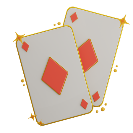 Diamond Poker Card  3D Icon