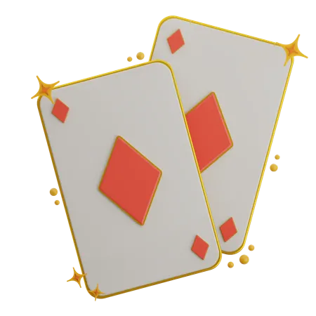 Diamond Poker Card  3D Icon