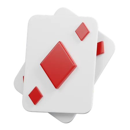 Diamond Poker Card  3D Icon