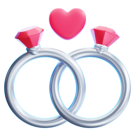 Diamond Ring  3D Icon
