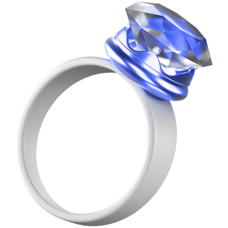 Diamond Ring  3D Icon
