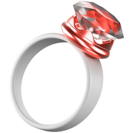 Diamond Ring  3D Icon