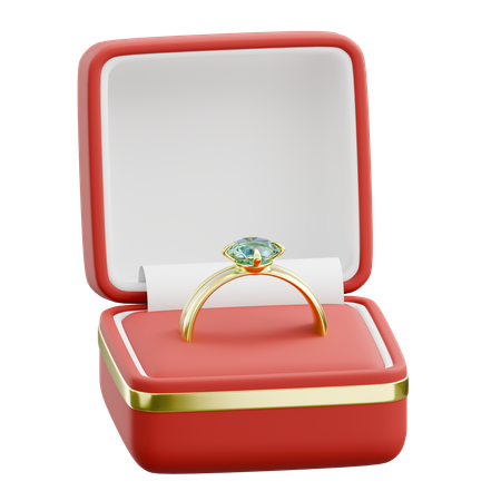 Diamond Ring  3D Icon