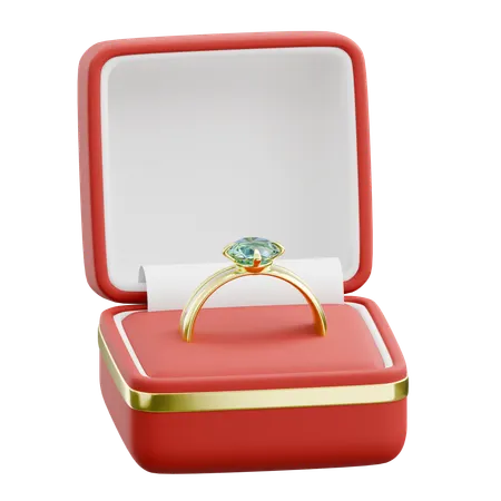 Diamond Ring  3D Icon