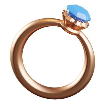 Diamond Ring  3D Icon