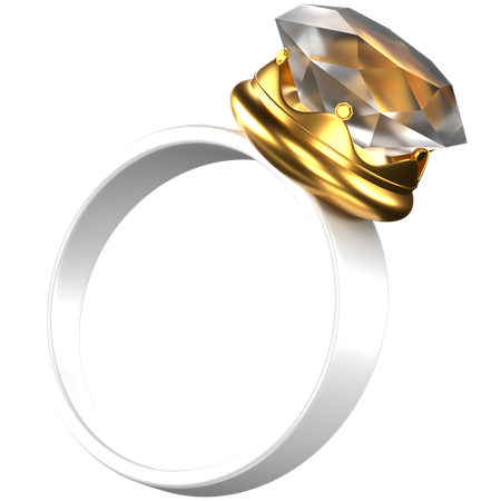 Diamond Ring  3D Icon