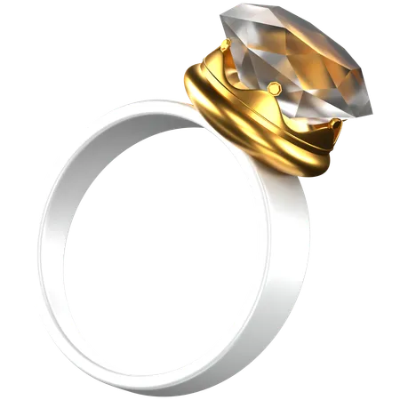 Diamond Ring  3D Icon