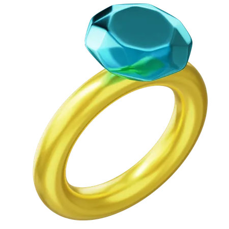 Diamond Ring  3D Icon