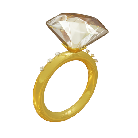 Diamond Ring  3D Icon