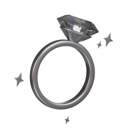 Diamond Ring  3D Icon