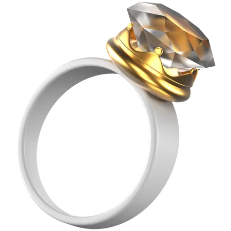 Diamond Ring  3D Icon