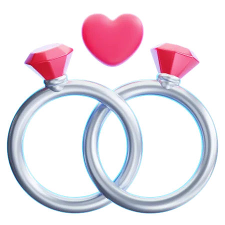 Diamond Ring  3D Icon