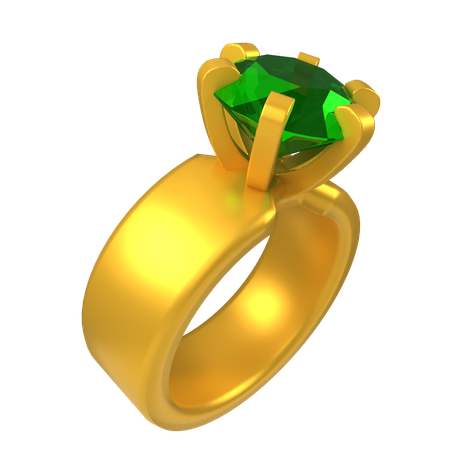 Diamond Ring  3D Icon