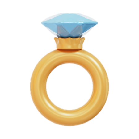 Diamond Ring  3D Icon