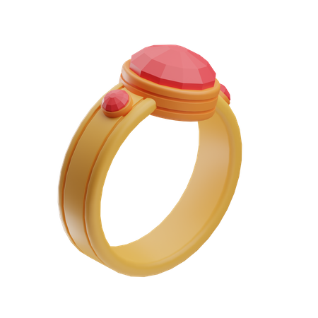 Diamond Ring  3D Icon