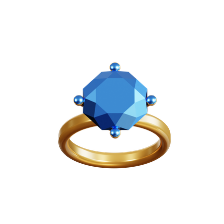 Diamond Ring  3D Icon