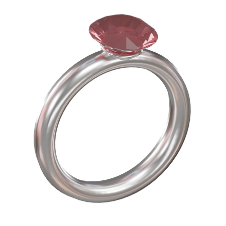 Diamond Ring  3D Icon