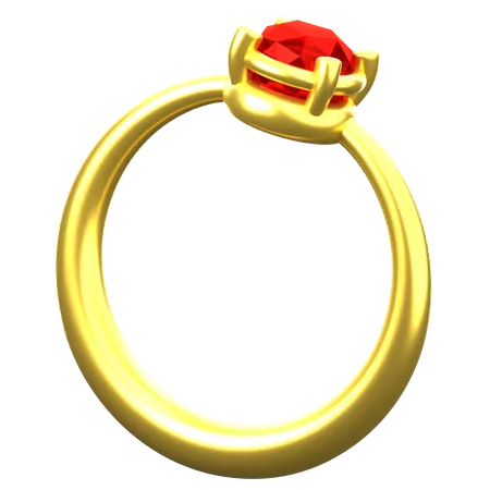 Diamond Ring  3D Icon