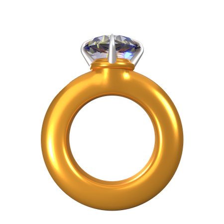 Diamond Ring  3D Icon