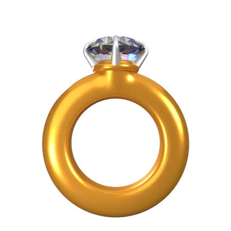 Diamond Ring  3D Icon