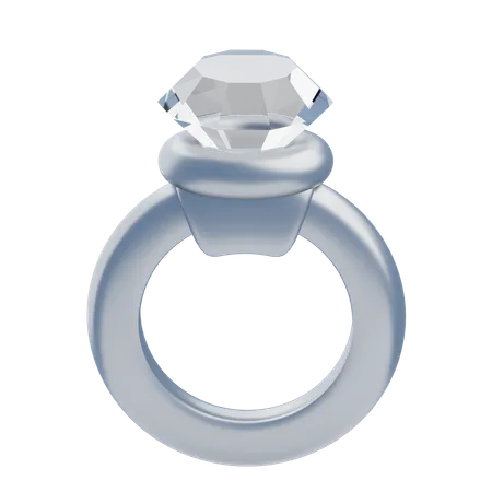 Diamond Ring  3D Icon