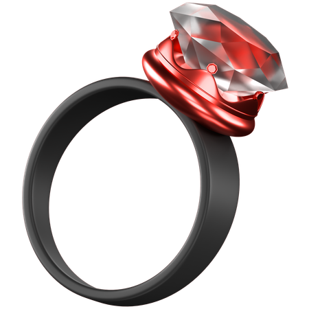 Diamond Ring  3D Icon
