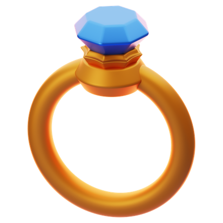 Diamond Ring  3D Icon