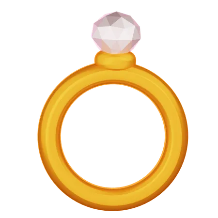 Diamond Ring  3D Icon