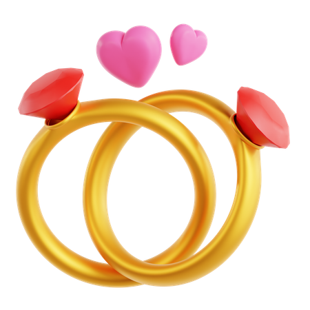 Diamond Ring  3D Icon